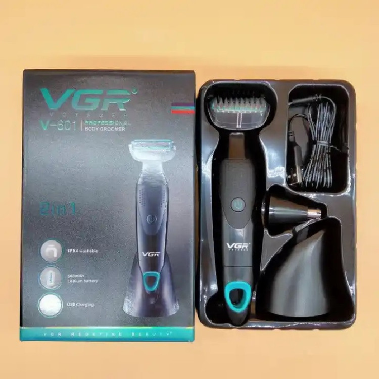 بادی گروم | ماشین اصلاح موی صورت و بدن وی جی ار مدل V-601