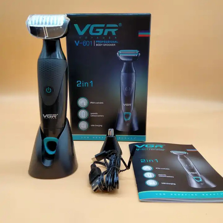 بادی گروم | ماشین اصلاح موی صورت و بدن وی جی ار مدل V-601