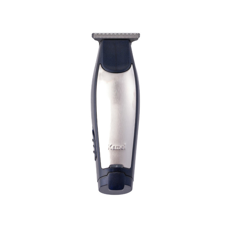 ماشین اصلاح موی سر و صورت کیمی مدل NEW km-5021 با تیغه استیل ضد زنگ، باتری 600 میلیآمپر، شارژ 60 دقیقه، زمان استفاده 90 دقیقه، توان 5 وات، اصلاح صفر زن و خط زن، همراه با 3 شانه سایز 1، 2 و 3 میلیمتر