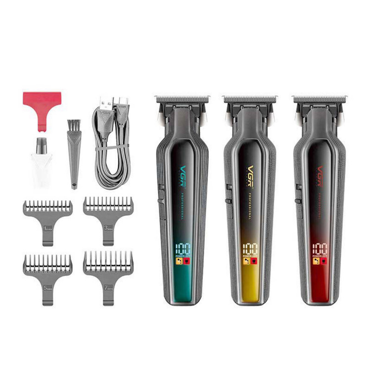 ماشین اصلاح خط زن موی سر و صورت شارژی وی جی ار (اصل) VGR مدل V-930