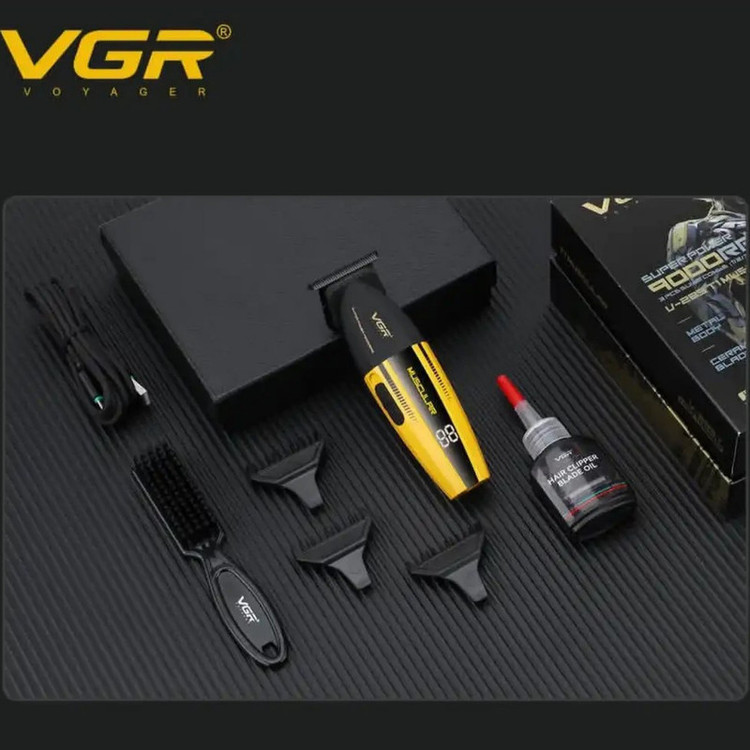 ماشین اصلاح موی سر و صورت شارژی وی جی ار مدل V-285t