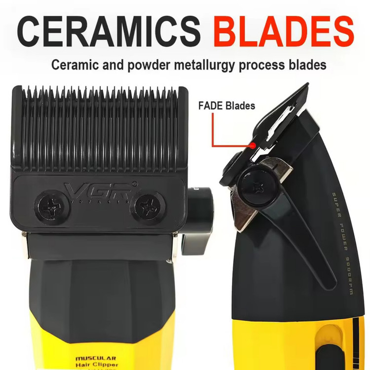 ماشین اصلاح موی سر و صورت شارژی وی جی ار (اصل) مدل V-285