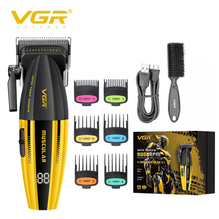 ماشین اصلاح موی سر و صورت شارژی وی جی ار (اصل) مدل V-285