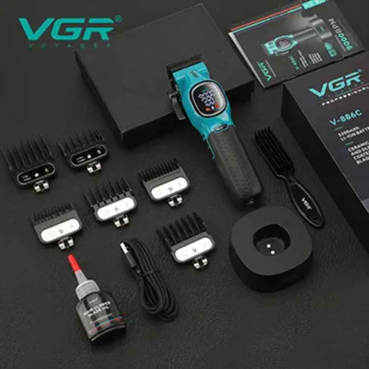 ماشین اصلاح موی سر و صورت شارژی وی جی ار (اصل) VGR مدل V-886C