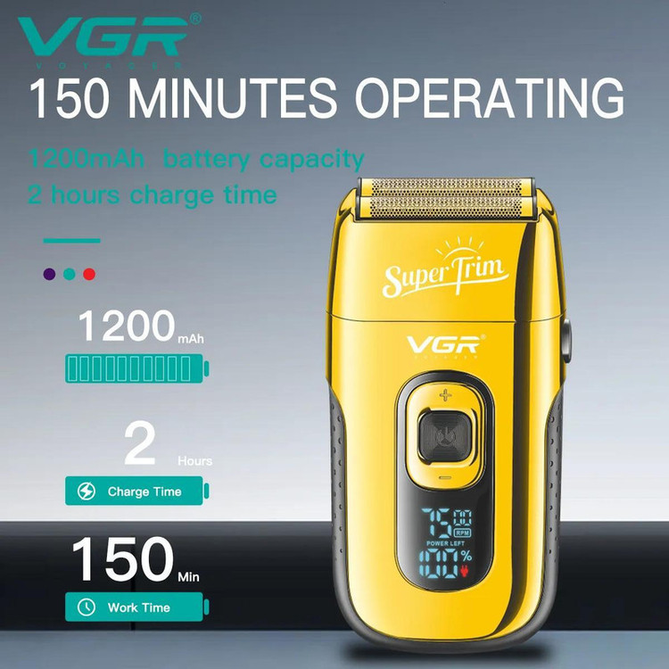 شیور صفرزن ماشین اصلاح موی سر و صورت وی جی ار مدل V-332