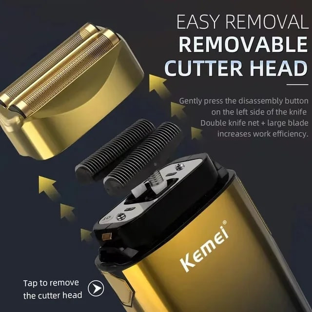 شیور صفرزن ماشین اصلاح موی صورت کیمی(اصل) KEMEI مدل Tx10