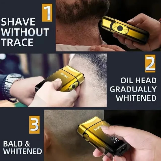 شیور صفرزن ماشین اصلاح موی صورت کیمی(اصل) KEMEI مدل Tx10