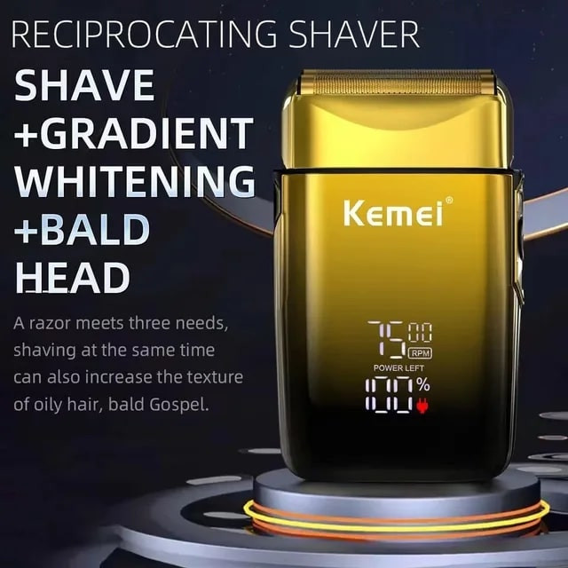 شیور صفرزن ماشین اصلاح موی صورت کیمی(اصل) KEMEI مدل Tx10