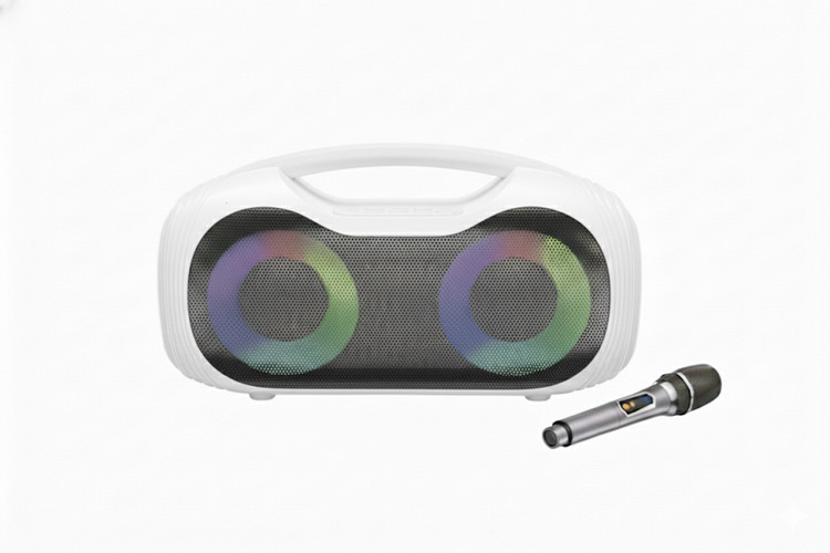 اسپیکر BTS2313 میکروفون بیسیم RGB ظرفیت باتری 3600mAh سایزبلندگو 24
