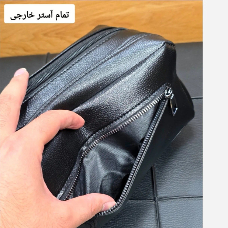 کیف دستی دوشی مردانه چرم وارداتی شوزبگ