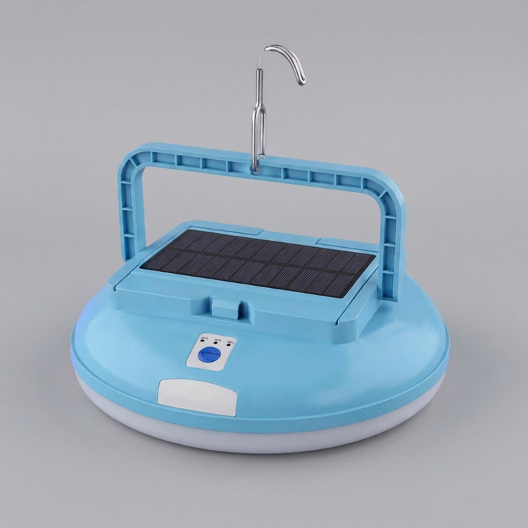 چراغ روشنایی مدل کمپینگ LED خورشیدی شارژی 50 وات UFO LHFD-185