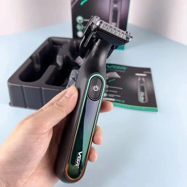 ژلت شارژی | بادی گروم ماشین اصلاح موی سر و صورت شارژی وی جی ار مدل V-360(Stars)