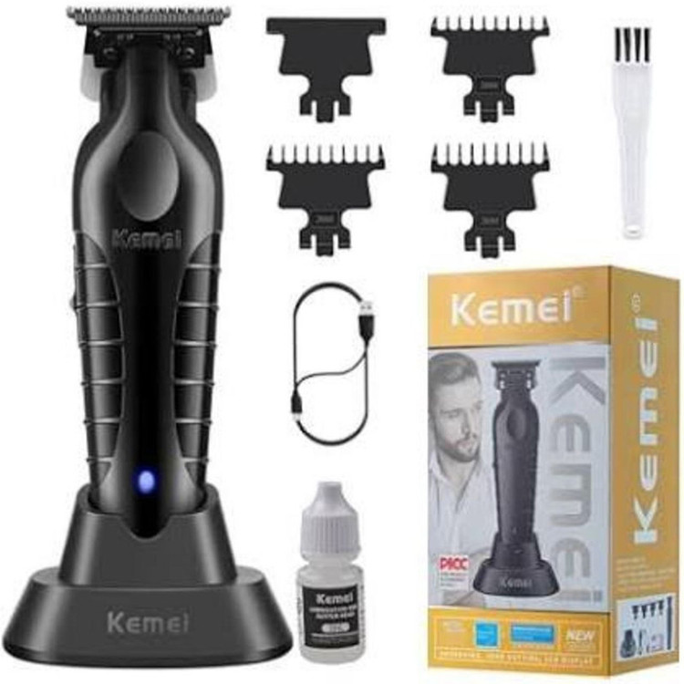 ماشین اصلاح خط زن موی سر و صورت شارژی کیمی مدل km-2299 استند دار و پک کامل و اصلی