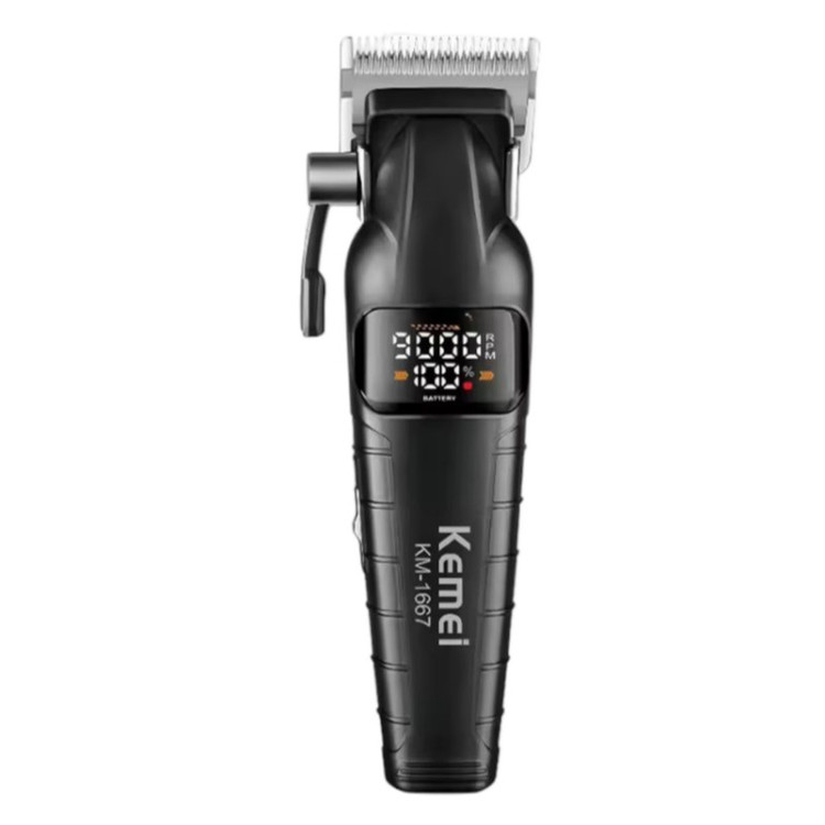 ماشین اصلاح حجم زن موی سر و صورت شارژی کیمی مدل km-1667 ( اصل) با پک کامل