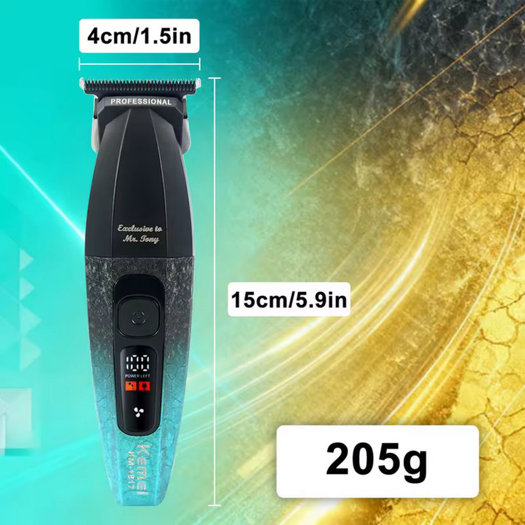ماشین اصلاح موی سر و صورت شارژی پک کامل و اصلی کیمی مدل km-1817