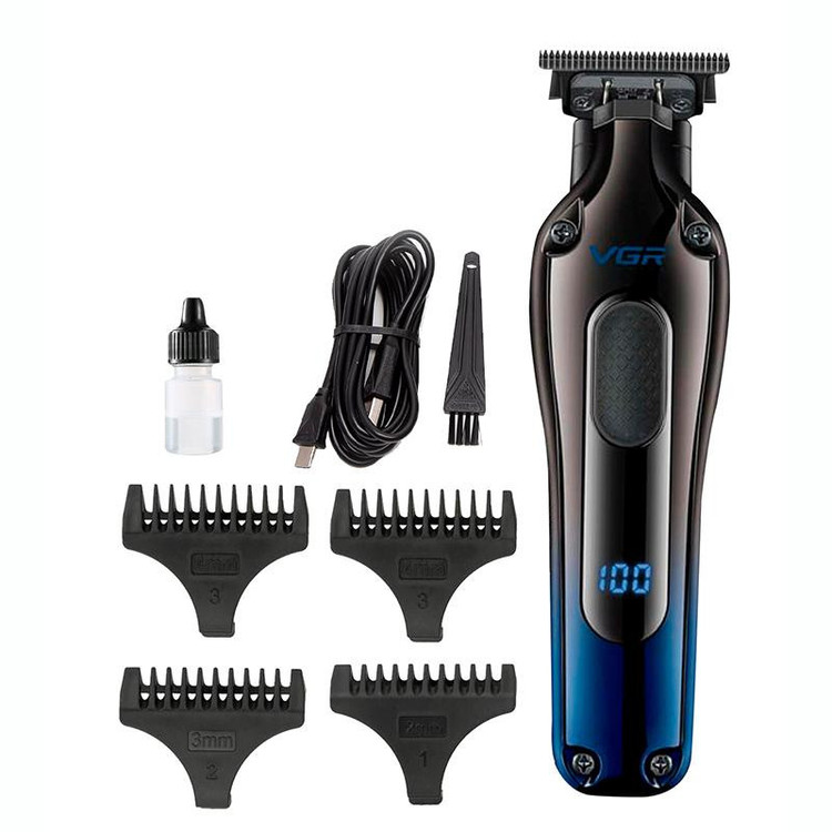 ماشین اصلاح موی سر و صورت شارژی وی جی ار پک کامل و اصلی مدل V-998