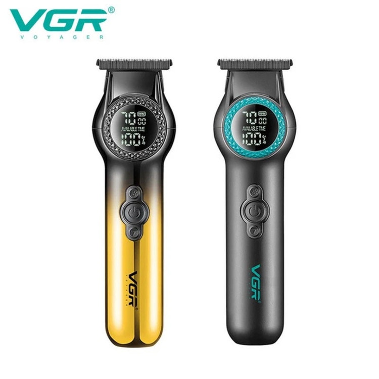 ماشین اصلاح موی سر و صورت شارژی وی جی ار پک کامل و اصلی مدل V-990