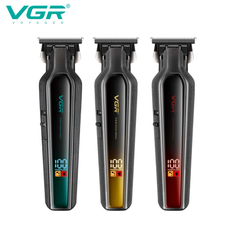 ماشین اصلاح موی سر و صورت شارژی وی جی ار پک کامل و اصلی مدل V-930
