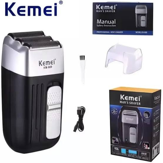 شیور صفرزن سه تیغ حرفه ای برند کیمیKEMEI مدل KM-869